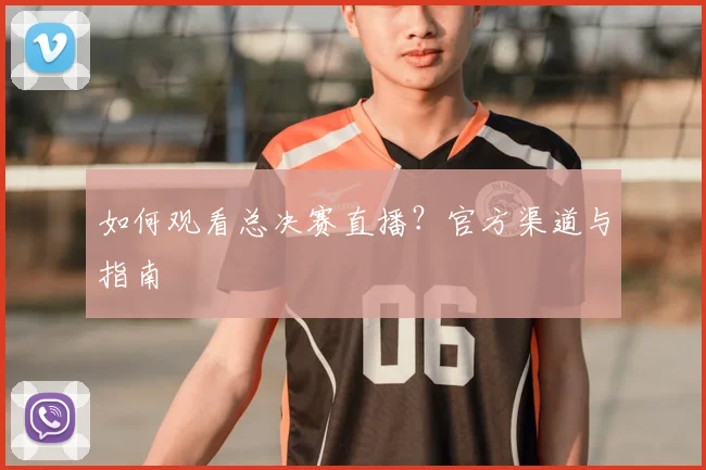 如何观看总决赛直播？官方渠道与指南